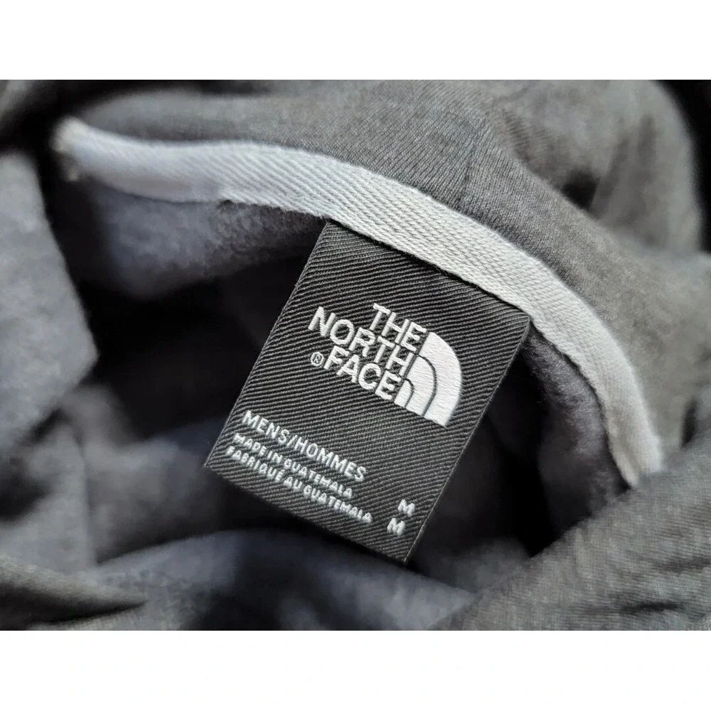 The North Face Pullover Hoodie Men's Size Medium Gray Big Logo